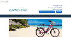 Desktop Screenshot of electricbikesandscooters.com